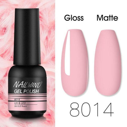 Colorful Glossy Gel Nail Polish 8ml Modern Permanent UV LED Nails Gel Luxury Fashion For Women and Girls Shine Design