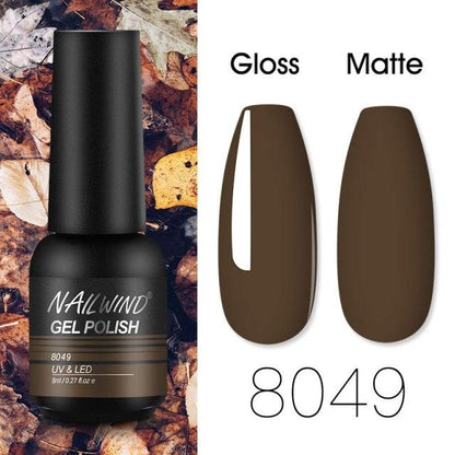 Colorful Glossy Gel Nail Polish 8ml Modern Permanent UV LED Nails Gel Luxury Fashion For Women and Girls Shine Design