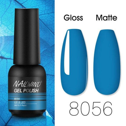 Colorful Glossy Gel Nail Polish 8ml Modern Permanent UV LED Nails Gel Luxury Fashion For Women and Girls Shine Design