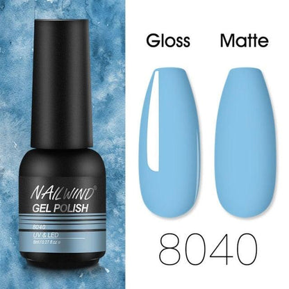 Colorful Glossy Gel Nail Polish 8ml Modern Permanent UV LED Nails Gel Luxury Fashion For Women and Girls Shine Design