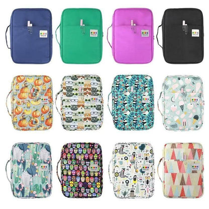 Colorful Large Capacity Pencil Bag Organizer Portable Multilayer Holder  Big Pencil Bag