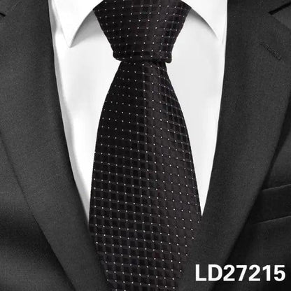 Colorful Men Necktie Business Wedding Fashion Various Colors Easy Match Ties For Men Men's Necktie Classic Tie Business Suit Accessory Elegant Tie