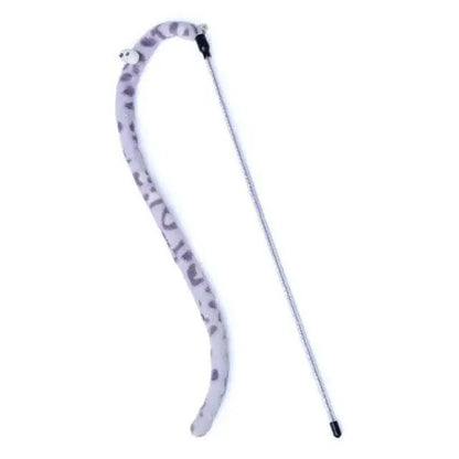 Colorful Rod Wand Feather Teaser Exerciser For Cats Soft Funny Interactive Toy For Pets Cute Cat Accessories