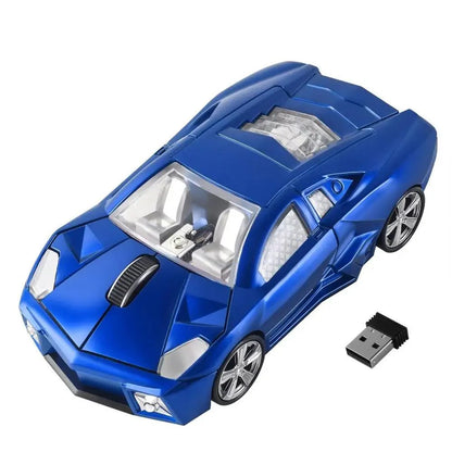 Cool Wireless Gaming Mice 2.4Ghz USB Receiver Wireless Sports Car Mouse Fashion 1600DPI Ergonomic 3D Mini Mice For PC Laptop