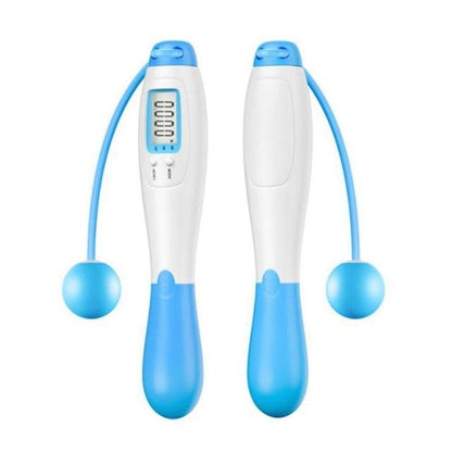 Cordless Electronic Skipping Rope Gym Fitness Cordless Skipping Smart Jump Rope With LCD Screen Counting Speed Skipping Rope With Calorie Counter Adjustable Digital Weighted Jumping Rope For Fitness Exercise Cordless Jump Rope Suitable For Women