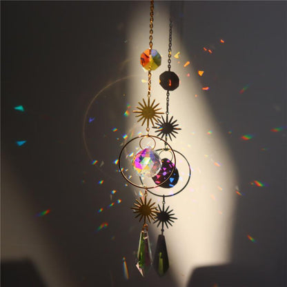 Crystal Dream Wind Chimes Dream Catcher Gifts Wall Hanging Home Decoration Window Wind Spinner OrnamentFor Bedroom Living Room Decoration Creative Girls Gifts Photography