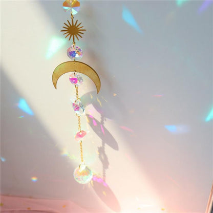 Crystal Dream Wind Chimes Dream Catcher Gifts Wall Hanging Home Decoration Window Wind Spinner OrnamentFor Bedroom Living Room Decoration Creative Girls Gifts Photography