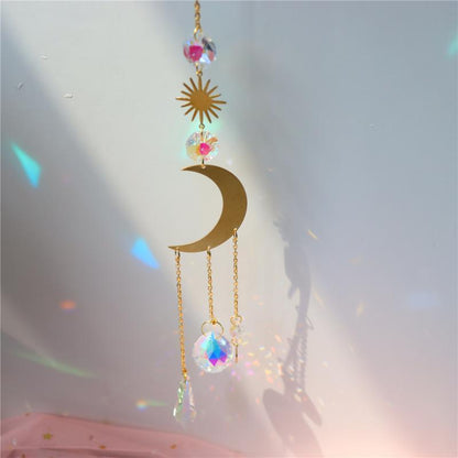 Crystal Dream Wind Chimes Dream Catcher Gifts Wall Hanging Home Decoration Window Wind Spinner OrnamentFor Bedroom Living Room Decoration Creative Girls Gifts Photography