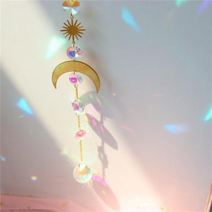 Crystal Dream Wind Chimes Dream Catcher Gifts Wall Hanging Home Decoration Window Wind Spinner OrnamentFor Bedroom Living Room Decoration Creative Girls Gifts Photography