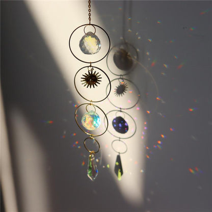 Crystal Dream Wind Chimes Dream Catcher Gifts Wall Hanging Home Decoration Window Wind Spinner OrnamentFor Bedroom Living Room Decoration Creative Girls Gifts Photography