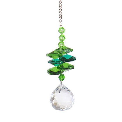 Crystal Garden Sun-catcher Hanging Crystals Prisms Ornament For Window Glass Chandelier Solar Hummingbird Owl Wind Chimes Rainbow Chaser  Garden Hanging  Curtain Pendant Home Decor Gift Boxed Sun Catcher Gift Idea For Mom Friends Grandma Hummingbird