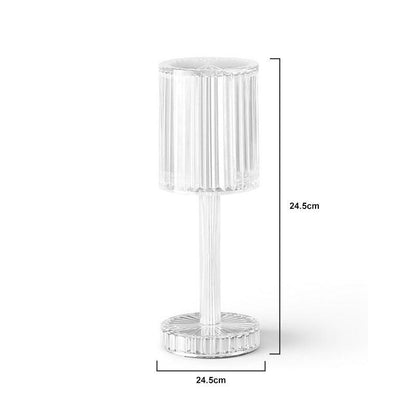 Crystal Table Lamp LED Diamond Touch Bedside Atmosphere Light RGB Remote Control Romantic Night Light Decorative Table Lamp Cute Study Lamps for Bedroom Décor