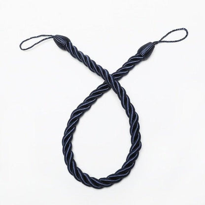 Curtain Tie Backs Gold Handmade Weave Curtain Holder Clip Buckle Rope Home Decorative Room Accessories Curtain Tieback Curtain Handmade Tiebacks Ropes Holdbacks 74CM