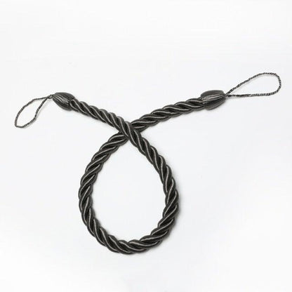 Curtain Tie Backs Gold Handmade Weave Curtain Holder Clip Buckle Rope Home Decorative Room Accessories Curtain Tieback Curtain Handmade Tiebacks Ropes Holdbacks 74CM