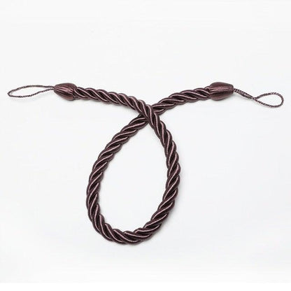 Curtain Tie Backs Gold Handmade Weave Curtain Holder Clip Buckle Rope Home Decorative Room Accessories Curtain Tieback Curtain Handmade Tiebacks Ropes Holdbacks 74CM