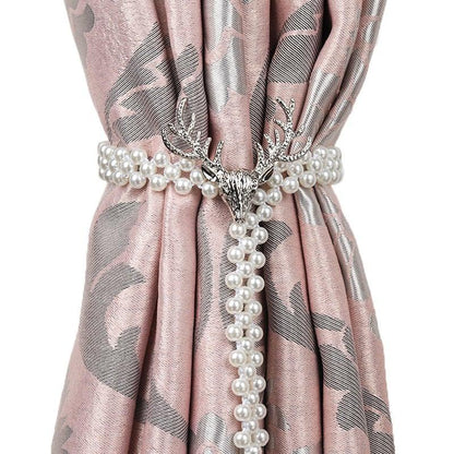 Curtain Tieback High Quality Elastic Holder Hook Buckle Clip Pretty And Fashion Polyester Decorative Home Accessories Modern Simple Style Curtain Tie Backs