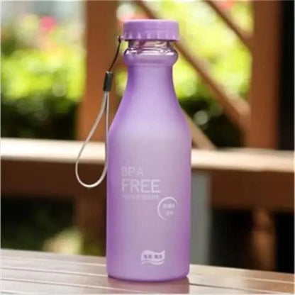 Cute 550ML Candy Color Free Water Bottles Leak-proof Drinking Cup Kettle Outdoor Sports Water Bottle for Travel Running Camping