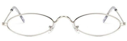 Cute Black Round Style Sun Glasses Design Retro Style Women Sunglasses New Vintage Oval Small Eyewear Metal Light Frame For Female