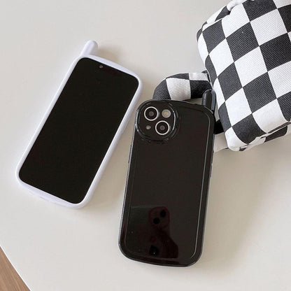Cute Classic Retro Phone Style Case For iPhone 13 12 11 Pro Max X XR XS 7 8 Plus Shockproof Soft Silicone Cover Ultra Light Solid Color Back Cover Comfortable Grip Unique Design Phone Case