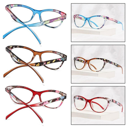 Cute Clear Optical Glasses Frame Women Square Frame Retro Eyeglasses High Definition Reading Glasses Unisex Anti Blue Light Eyeglasses Ultra Light PC Frames Glasses Vision Care Eyewear +1.00~4.00