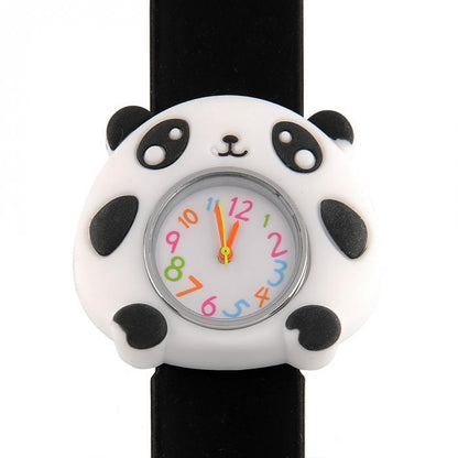 Cute Lively Adorable Unisex Children Quartz Kids Strap Wrist Watch Cute Unique Pattern Silicone Colorful Elegant Children Toddler Wrist Watches Time Teacher For Boys Girlss