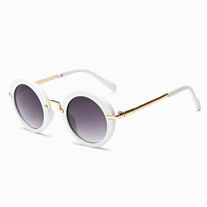 Cute Round Polarized Sunglasses for Kids Girls Boys UV400 Protection Fashionable &  Children's Sunglasses New Cute Baby Round Frame & Colorful Sunshade Mirror For Kids
