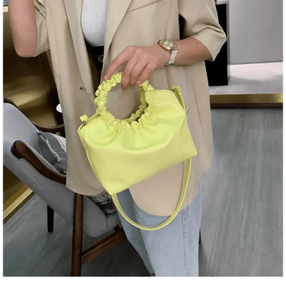 Cute Small Women's Leather Clutches Vintage Style Shoulder Messenger Bags , Handbag And Purses For Women
