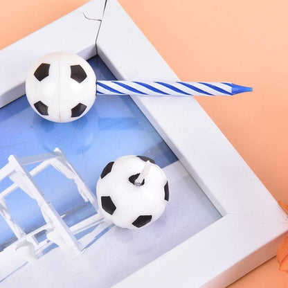 Cute Soccer Ball Football Candles For Birthday Party Kid Football Cake Candles Birthday Candles Soccer Candles Cupcake Toppers Cake Decorating Supplies Decor Wedding Garden Decoration Party Cake