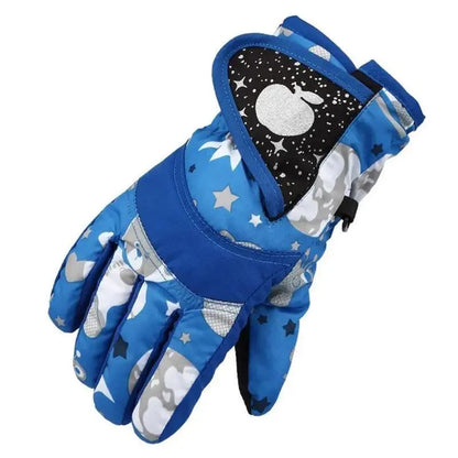Cute Winter Colorful Mittens For Kids Fashion Style Full-Finger Comfortable And Soft Children Gloves