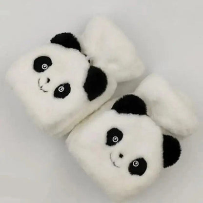 Cute Winter Warm Soft Half Finger Thick One Size Gloves For Women Fashionable Warm Comfortable Stylish Gloves For Girls