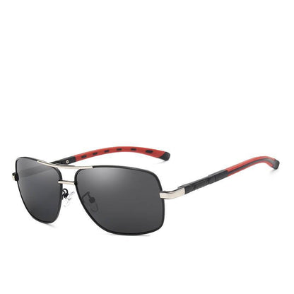 Brand Designer Men's Aluminum Magnesium Sun Glasses Polarized Mirror Lens Male Eyewear Sunglasses For Men