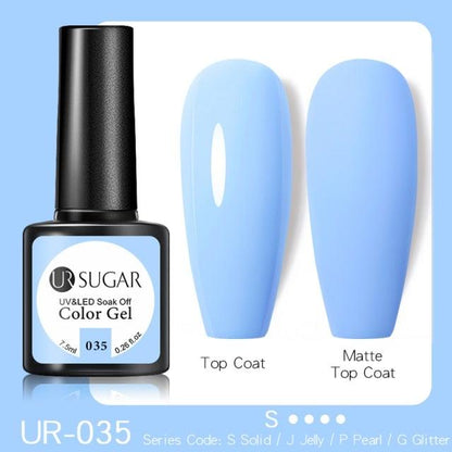 Dark Blue Matte Colorful UV Nail Gel Polish Semi Permanent Popular High Quality Fashion Design