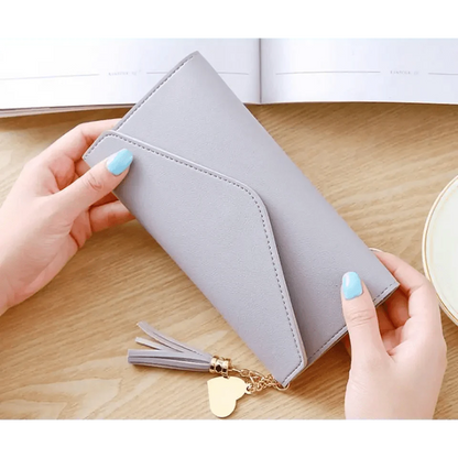 Dazzling Wallets For Phone, Clutch Bag, Purses, Long Wallets For Girl And Ladies Cute Money Coin Pocket And Card Holder Tassel Wallets
