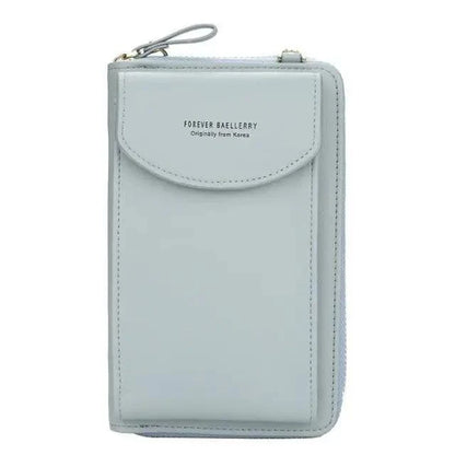 Dazzling Women Wallet Bags Big Card Holder Clutch Messenger Long Shoulder Straps - Trendy Designer Female Clutch Cross Body Bag
