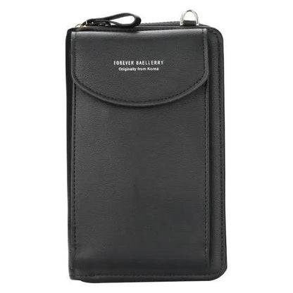 Dazzling Women Wallet Bags Big Card Holder Clutch Messenger Long Shoulder Straps - Trendy Designer Female Clutch Cross Body Bag
