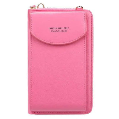 Dazzling Women Wallet Bags Big Card Holder Clutch Messenger Long Shoulder Straps - Trendy Designer Female Clutch Cross Body Bag