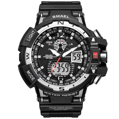 Modern Sport Watch For Men and Woman With LED Digital Quartz Display Men's Top Brand Luxury Digital-watch Relogio Masculino In Army Military Popular Design Waterproof 50M