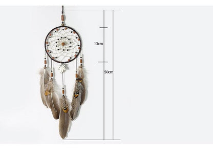 Decoration Home Dream Catchers Hanging Wall Decor Art Pendant Handmade Traditional White Cloud Dream Catcher With Led String Lights Wall Hanging Kids Room Decor Nursery Wall Art Ornament Decor Craft Gift Cute Wind Chimes National Feather Kids Girls