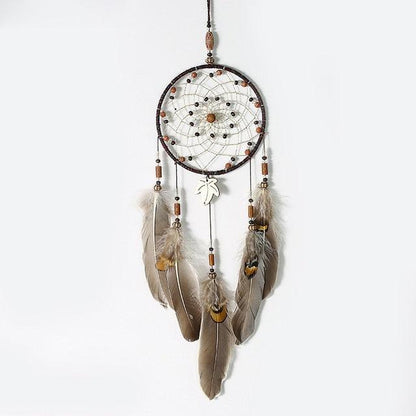 Decoration Home Dream Catchers Hanging Wall Decor Art Pendant Handmade Traditional White Cloud Dream Catcher With Led String Lights Wall Hanging Kids Room Decor Nursery Wall Art Ornament Decor Craft Gift Cute Wind Chimes National Feather Kids Girls