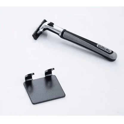 Decorative Hook 2 Pcs Punch Free Razor Holder Storage Hook Wall Men Shaving Shaver Shelf Bathroom Razor Rack Wall Bathroom Accessories