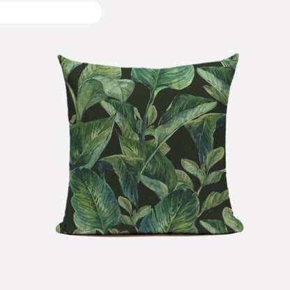 Decorative Linen Cotton Pillow Case Green Throw Pillowcase Outdoor Throw Pillow Cases Decorative Cushion Cover Cotton Linen Farmhouse Home Decor For Couch Sofa Bedroom Farmhouse Style Cushion Cover