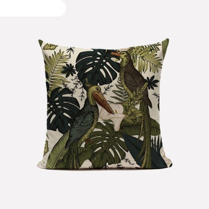 Decorative Linen Cotton Pillow Case Green Throw Pillowcase Outdoor Throw Pillow Cases Decorative Cushion Cover Cotton Linen Farmhouse Home Decor For Couch Sofa Bedroom Farmhouse Style Cushion Cover