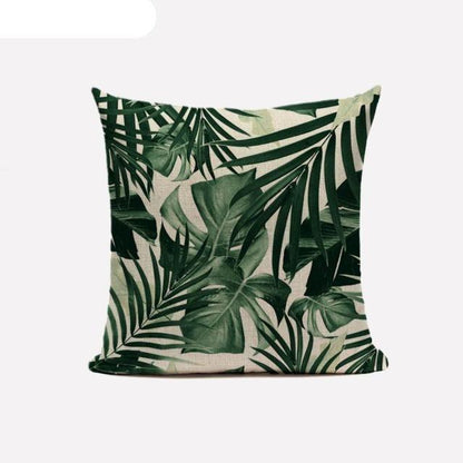 Decorative Linen Cotton Pillow Case Green Throw Pillowcase Outdoor Throw Pillow Cases Decorative Cushion Cover Cotton Linen Farmhouse Home Decor For Couch Sofa Bedroom Farmhouse Style Cushion Cover