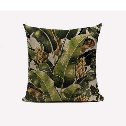 Decorative Linen Cotton Pillow Case Green Throw Pillowcase Outdoor Throw Pillow Cases Decorative Cushion Cover Cotton Linen Farmhouse Home Decor For Couch Sofa Bedroom Farmhouse Style Cushion Cover