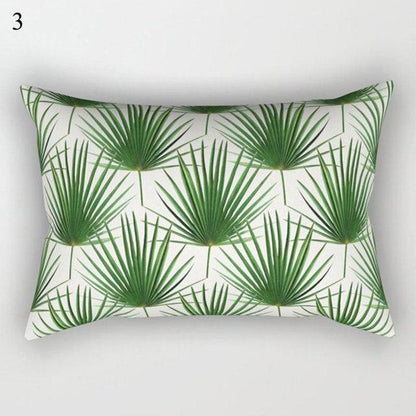 Decorative Throw Pillows Tropical Plants Pillow Cover Polyester Pillow Covers With Flowers And Plants Tropical Style Linen Throw Pillow Covers Decoration Pillowcase Cushions Home Decor
