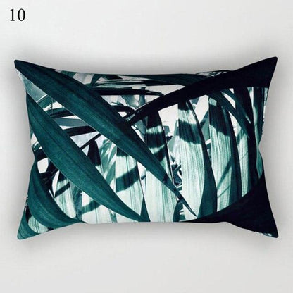 Decorative Throw Pillows Tropical Plants Pillow Cover Polyester Pillow Covers With Flowers And Plants Tropical Style Linen Throw Pillow Covers Decoration Pillowcase Cushions Home Decor