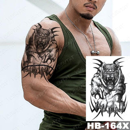 Different Stylish Waterproof Temporary Tattoo Sticker Heart Knife Angel Makeup Tattoos For Women Men