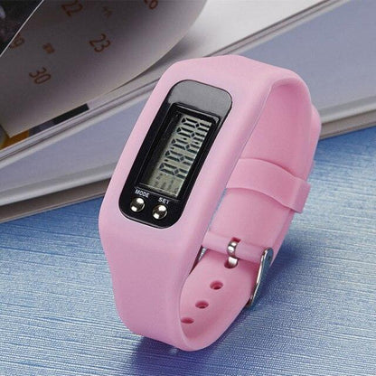 Digital LCD Pedometer Run Step Walking Distance Calorie Counter Sport Watch Fitness Watch Pedometer Watch With Steps Calories Counter Sleep Tracker For Men Women