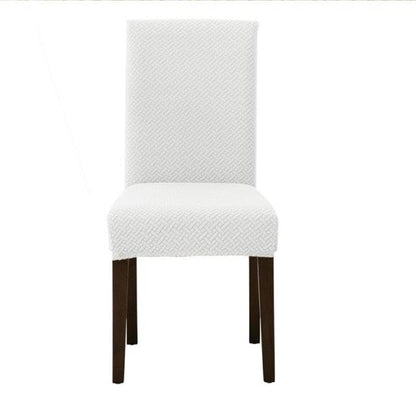 Dining Room Chair Cover Spandex Elastic Stretch Slipcover For Chairs Kitchen Hotel Banquet Sure Fit Home Décor Stretch Short Dining Room Chair One Piece Slipcover Form Fit Polyester/Spandex Machine Washable