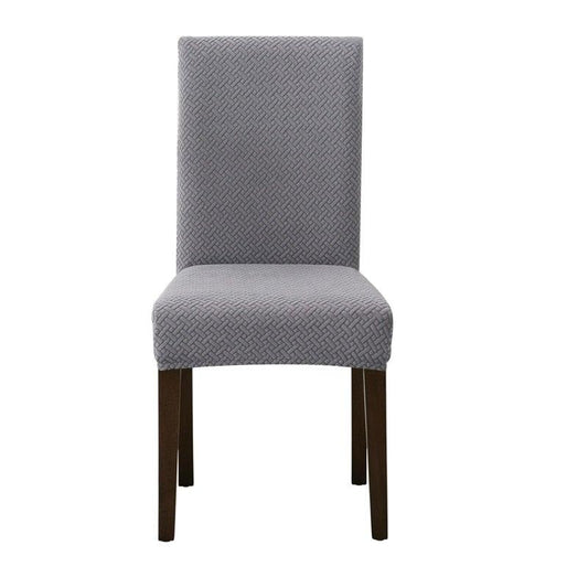Dining Room Chair Cover Spandex Elastic Stretch Slipcover For Chairs Kitchen Hotel Banquet Sure Fit Home Décor Stretch Short Dining Room Chair One Piece Slipcover Form Fit Polyester/Spandex Machine Washable